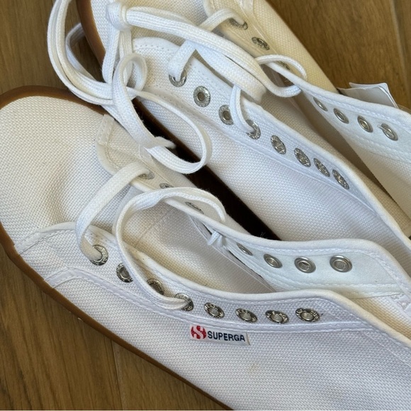 NWT SUPERGA 2341 Alpina White Gum High Top Sneakers - Picture 8 of 8